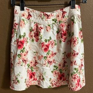 Multicolored short skirt